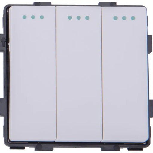 TRIPLE MECHANISM KEY WHITE LUXON - Ключове и контакти<<<Електроматериали<<<Praktiker&&&Ключове и