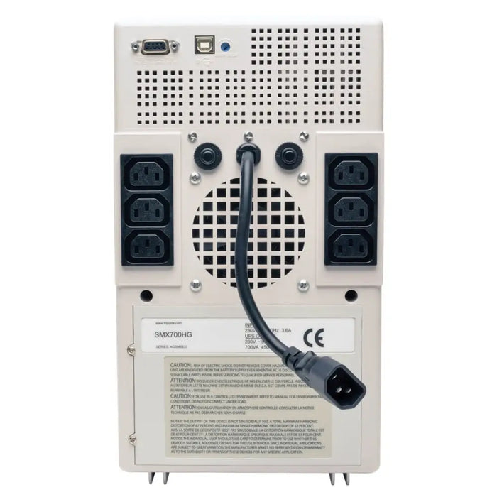 Tripp Lite by Eaton UPS SmartPro 230V 700VA 450W Medical-Grade Line-Interactive Tower UPS with 6 Outlets Full Isolation