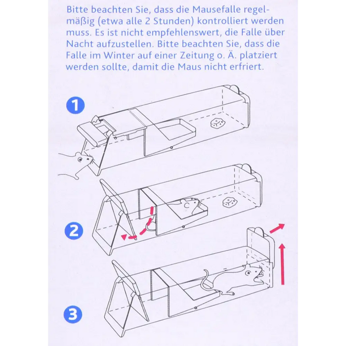 Trixie Mouse Trap ’Trip Trap’ - CagesDMZ-KLA<<<For small animalsDMZ<<<ActionPL