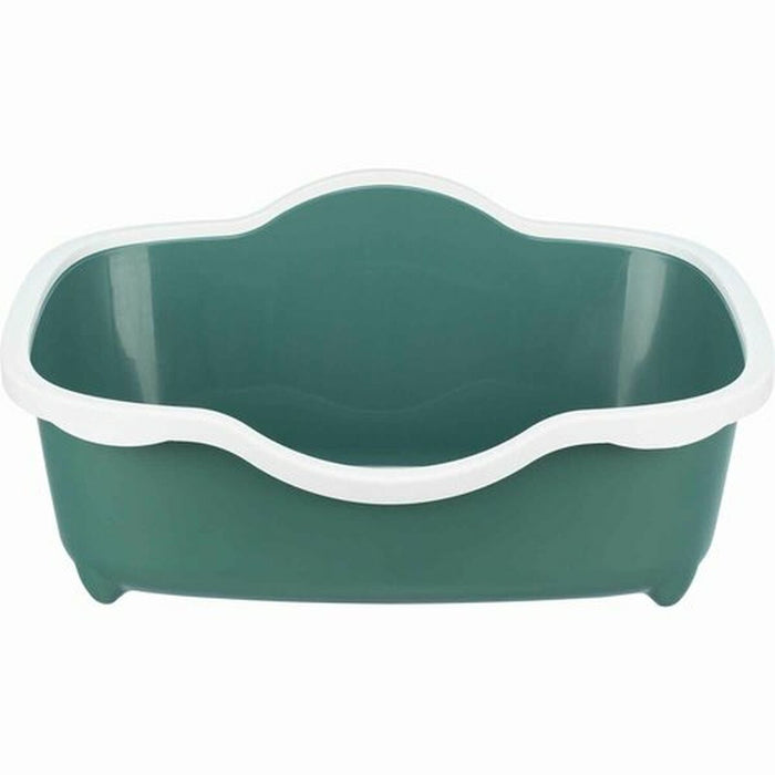 Cat Litter Box Trixie Davio White Green Plastic 56 x 26 x 39 cm