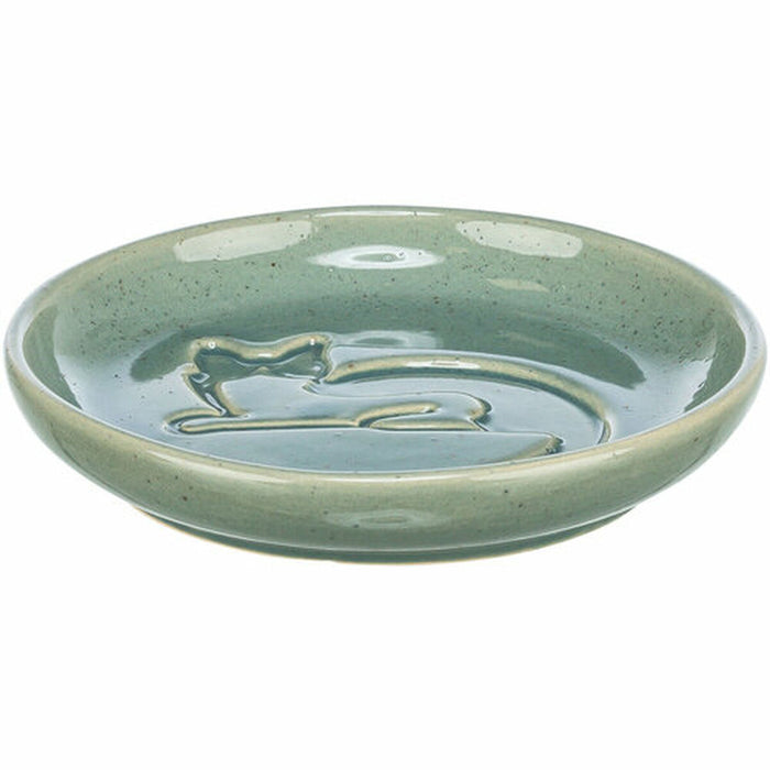 Cat Feeder Trixie Blue Ceramic Ø 14,5 cm