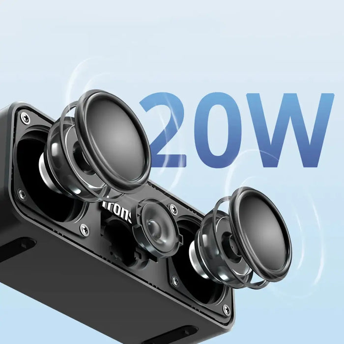 Tronsmart Element T2 Plus Upgraded 20W Bluetooth 5.3 Wireless Speaker - Black - Headphones and speakers<<<HurtelXML