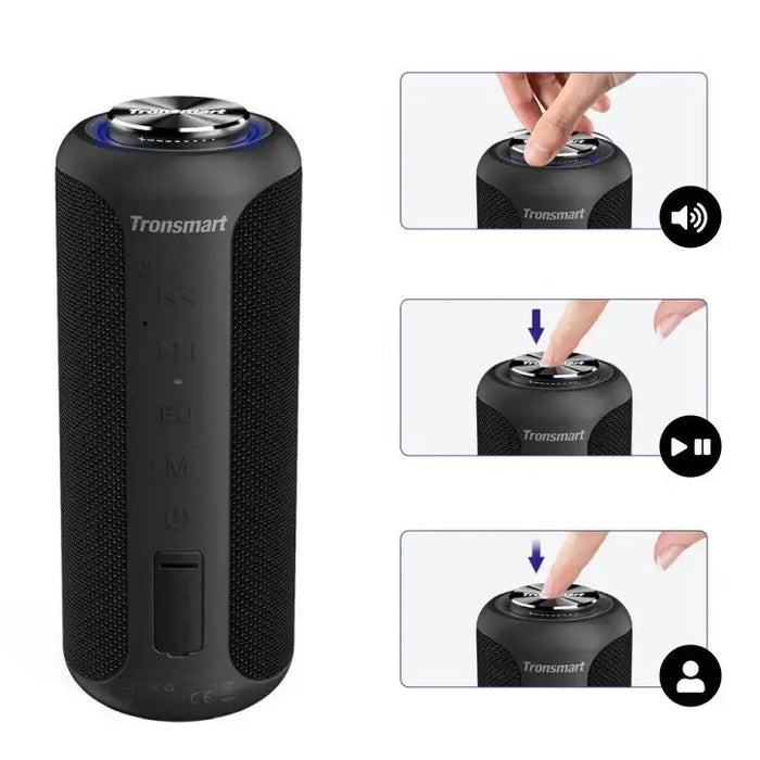 Tronsmart Element T6 Plus Portable Wireless Bluetooth 5.0 Speaker 40W with Powerbank Function (367785) - Headphones