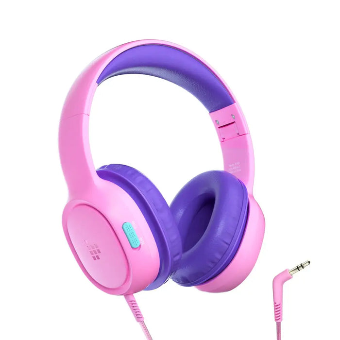 Tronsmart KH01 Wired Headphones for Kids Safe - Pink - Headphones and speakers<<<HurtelXML