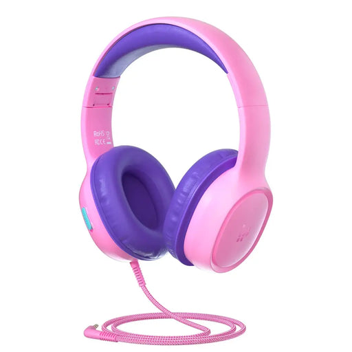 Tronsmart KH01 Wired Headphones for Kids Safe - Pink - Headphones and speakers<<<HurtelXML