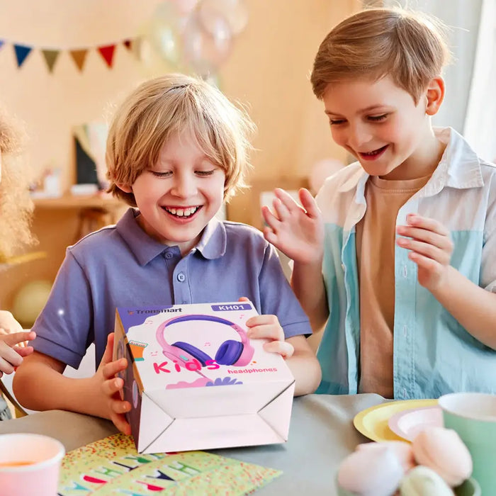 Tronsmart KH01 Wired Headphones for Kids Safe - Pink - Headphones and speakers<<<HurtelXML