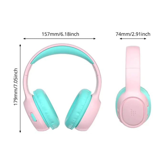 Tronsmart KH02 Wireless Headphones for Kids Safe - Pink - Headphones and speakers<<<HurtelXML