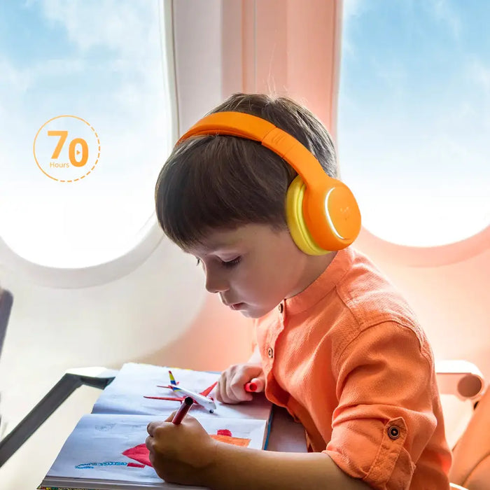 Tronsmart KH03 Wireless Headphones with ANC for Kids Safe - Orange - Headphones and speakers<<<HurtelXML