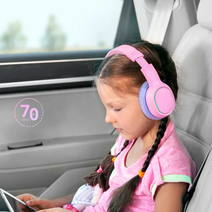 Tronsmart KH03 Wireless Headphones with ANC for Kids Safe - Pink - Headphones and speakers<<<HurtelXML