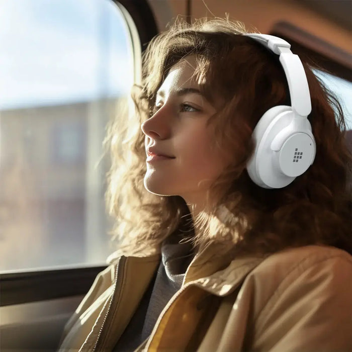 Tronsmart Sounfii Q20 ANC On-Ear Bluetooth 5.3 Wireless Headphones - White - Headphones and speakers<<<HurtelXML