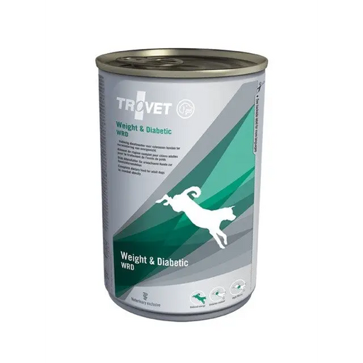 TROVET Weight & Diabetic WRD with chicken - Wet dog food - 400 g - Wet food for a dogVET-KMP<<<VETVET<<<ActionPL