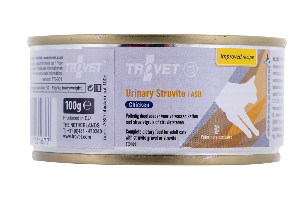 TROVET ASD Urinary Struvite with chicken - wet cat food - 100 g