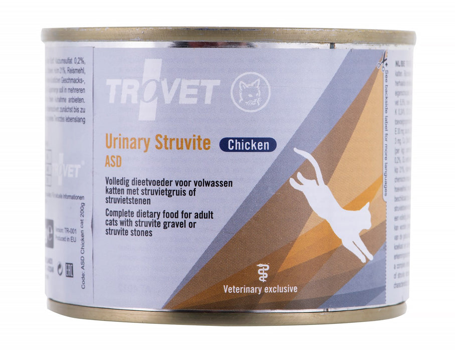 TROVET ASD Urinary Struvite with chicken - wet cat food - 200 g