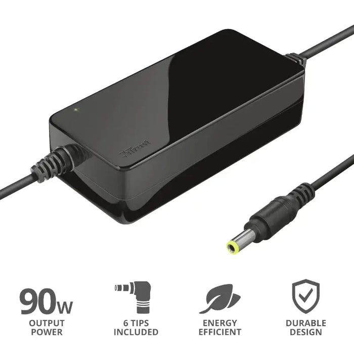 TRUST Primo Laptop Charger 19V-90W - Notebook & Mobile Accessories<<<TRUST компютърна периферия и