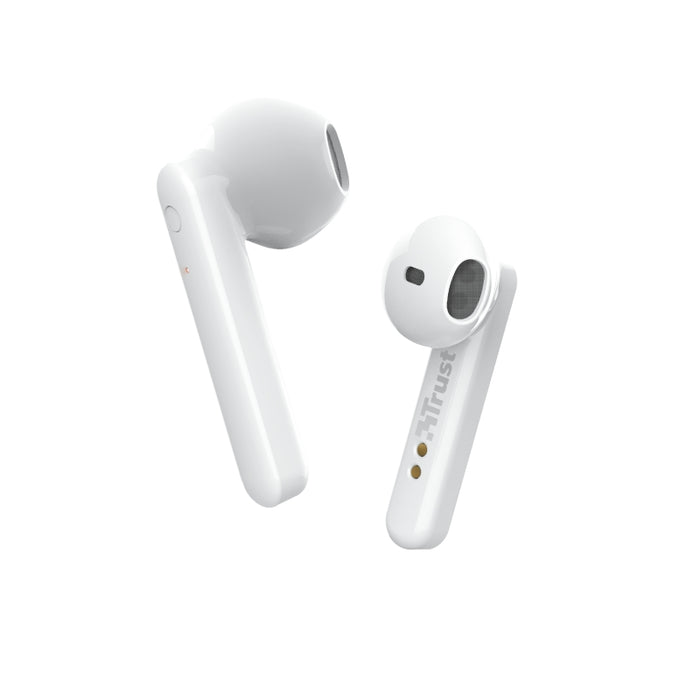Слушалки Trust PRIMO TOUCH BT WHITE , Bluetooth , IN-EAR (ТАПИ)