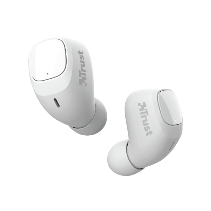 Headphones Trust NIKA COMPACT BT WHITE , Bluetooth , IN-EAR (PLUGS)