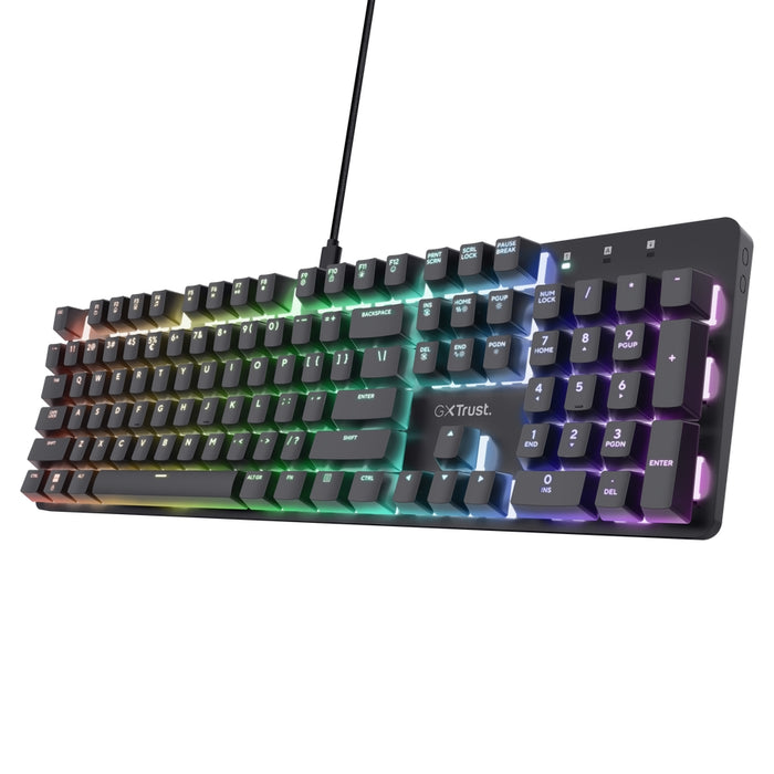 TRUST GXT 871 Zora Mechanical Gaming Keyboard - Black US