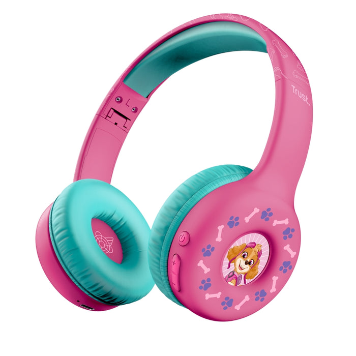 TRUST Nouna Wireless Headphones Paw Patrol Pink