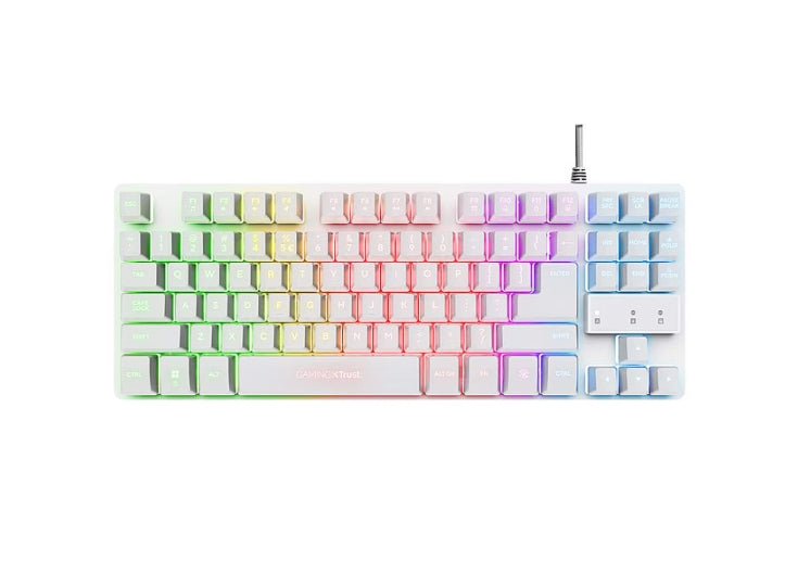 TRUST GXT833 Thado TKL Keyboard, White US
