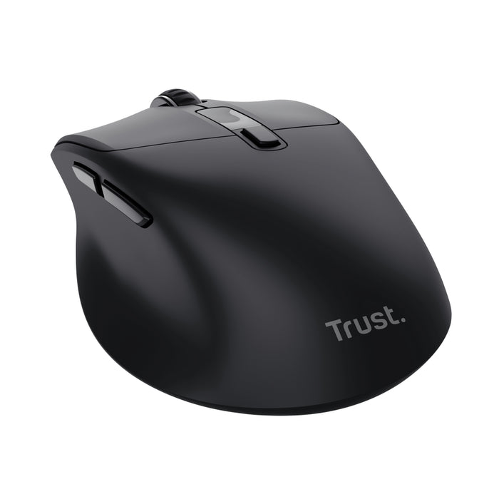 TRUST Zevo Fast Rechargable Multi-Wireless Mouse Black