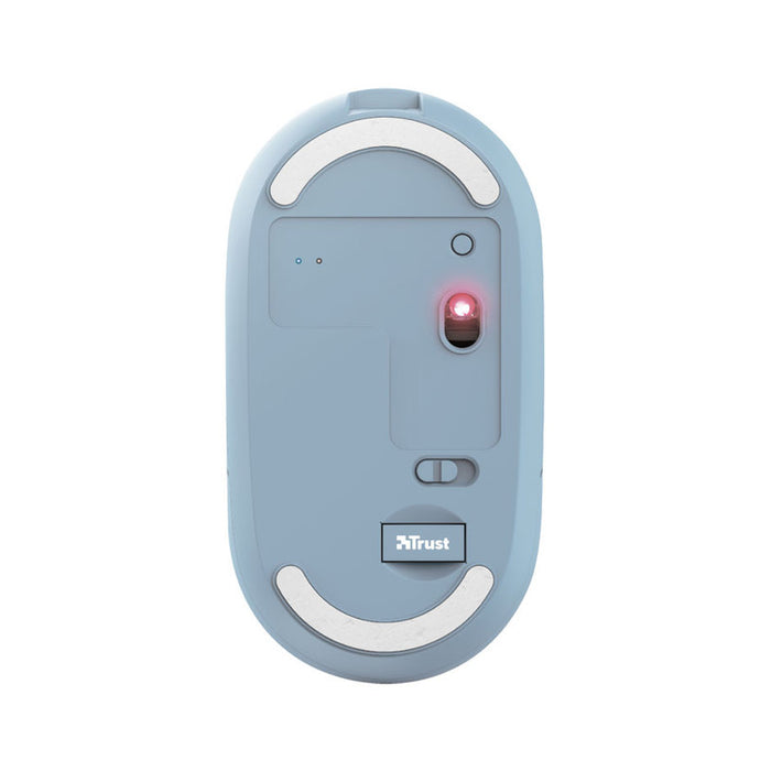 TRUST Puck Wireless & BT Rechargeable Mouse Blue