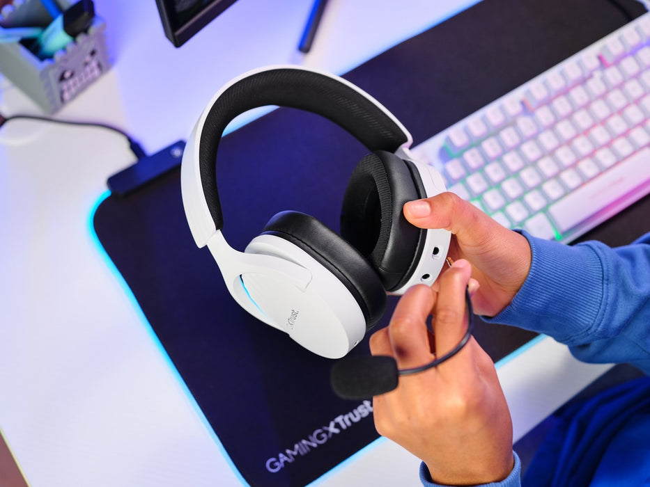 Gaming Headset with Microphone Trust GXT 491 White