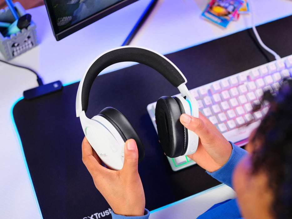 Gaming Headset with Microphone Trust GXT 491 White