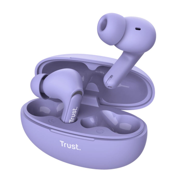 Wireless Earphones with Charging Case Trust Yavi Purple