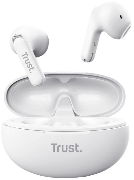 TRUST Yavi Bluetooth ENC Earphones White