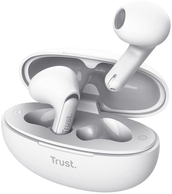 TRUST Yavi Bluetooth ENC Earphones White