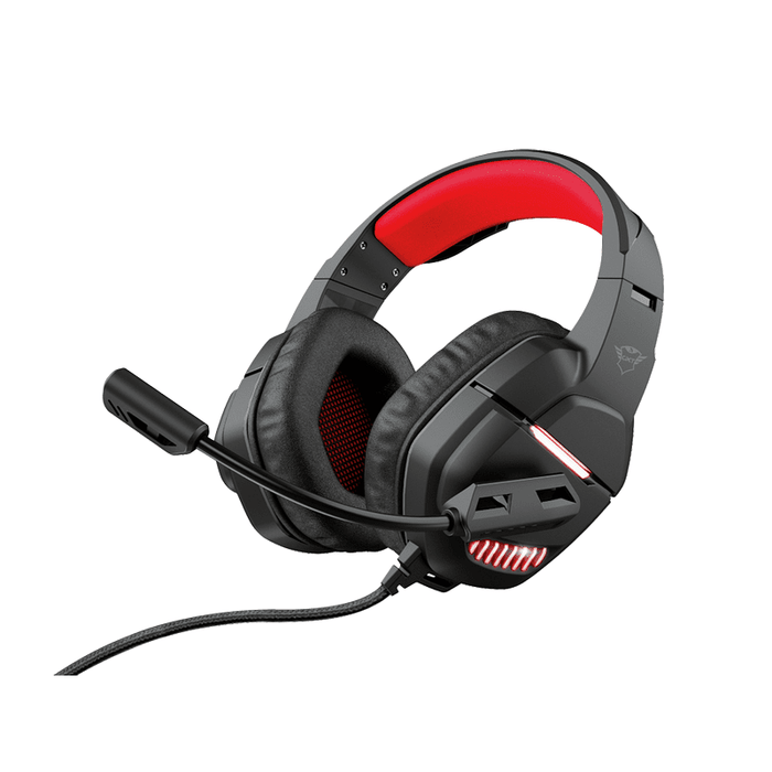 Headphones with microphone Trust Nixxo Illuminated, OVER-EAR