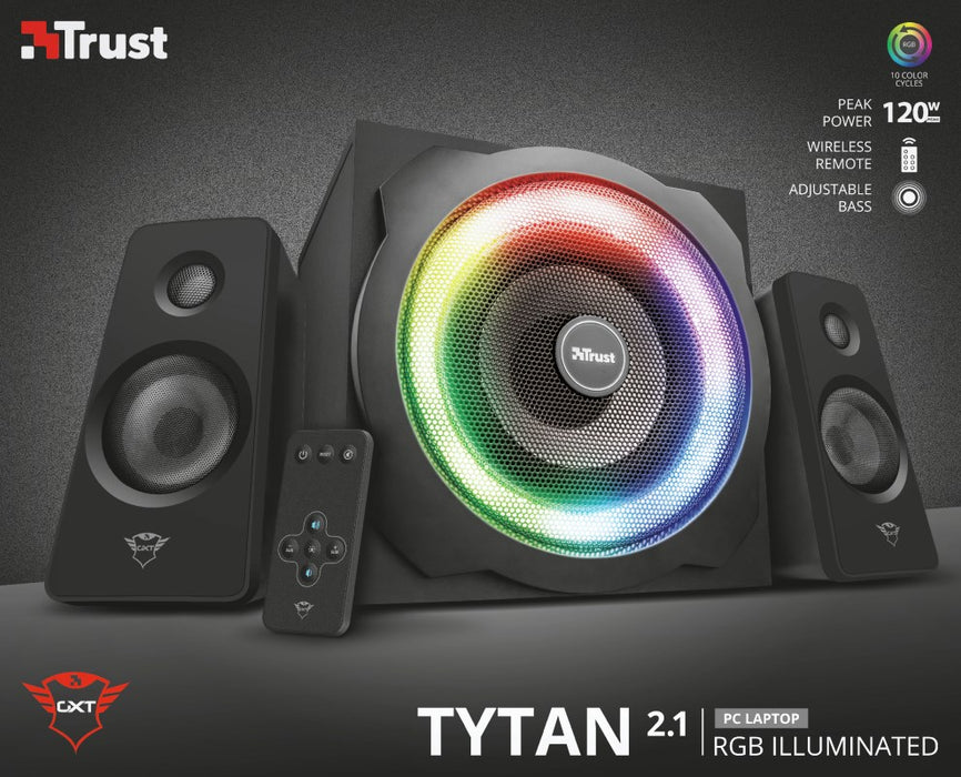 TRUST GXT 629 Tytan 2.1 RGB Speaker Set