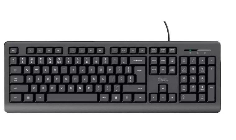 Trust Basics keyboard USB QWERTY US English Black