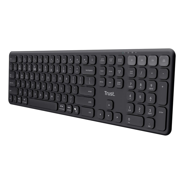 Wireless Keyboard Trust Vaiya Black QWERTY Qwerty US