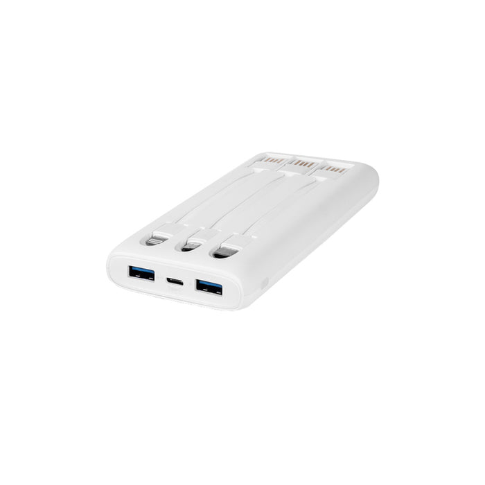 EXTERNAL BATTERY TTEC PowerSlim Trio 10 Ah White