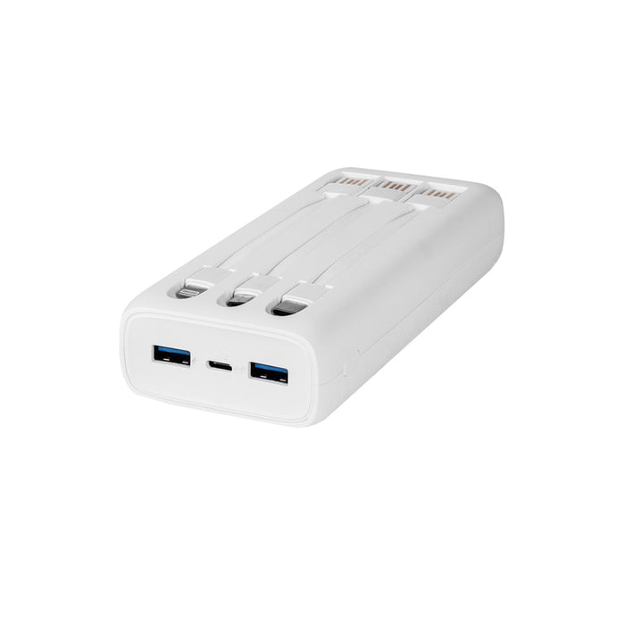 EXTERNAL BATTERY TTEC PowerSlim Trio 20 Ah White