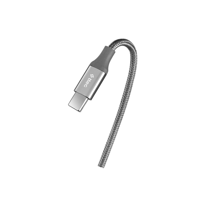 CABLE TTEC ALUMI TYPE-C 1.5 m 100w GRAY