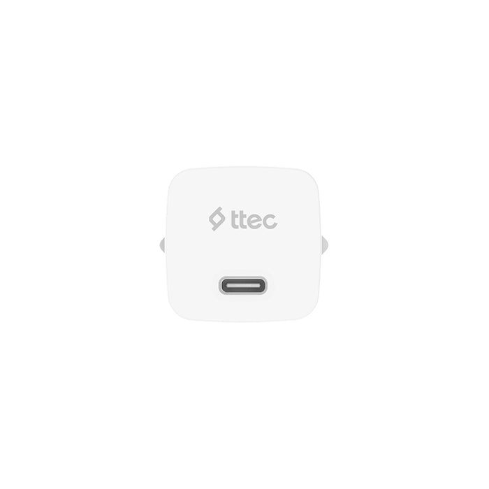 CHARGER 220V TTEC 30W PD GaN WHITE+CABLE