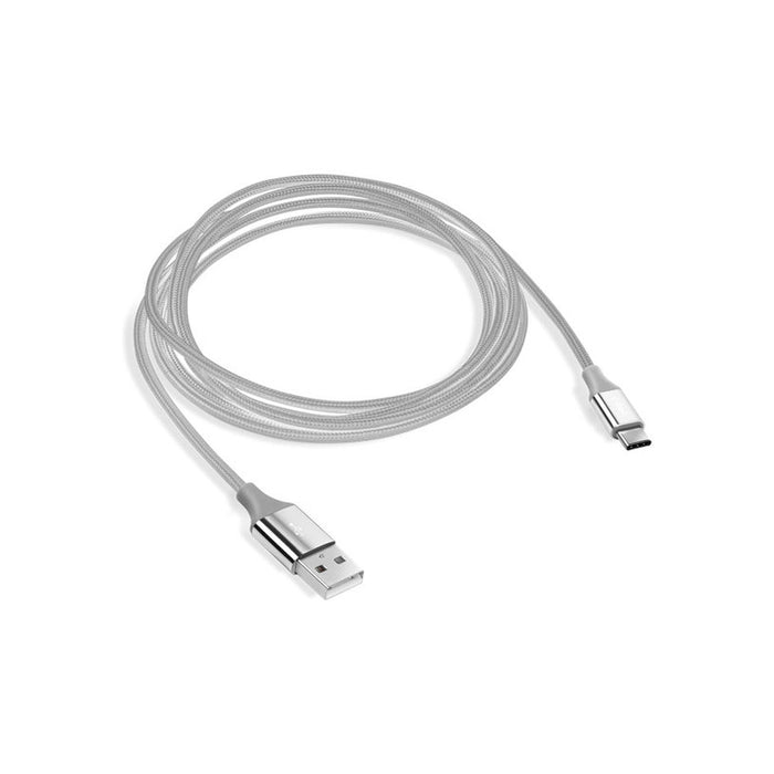 CABLE TTEC ALUMI TYPE-C 1.2 m SIL 117147