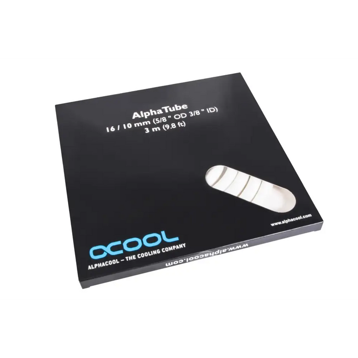 Tube Alphacool AlphaTube HF 16/10 (3/8’’ID) UV 3m White Retailbox - Тръби<<<Водно охлаждане<<<ValiAPI