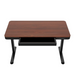 Tuckano Desk with electric height adjustment ET119W-C black/walnut. Desk top dimensions: 120 x 60cm. - Modern