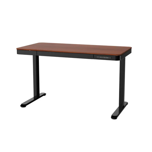 Tuckano Desk with electric height adjustment ET119W-C black/walnut. Desk top dimensions: 120 x 60cm. - Modern