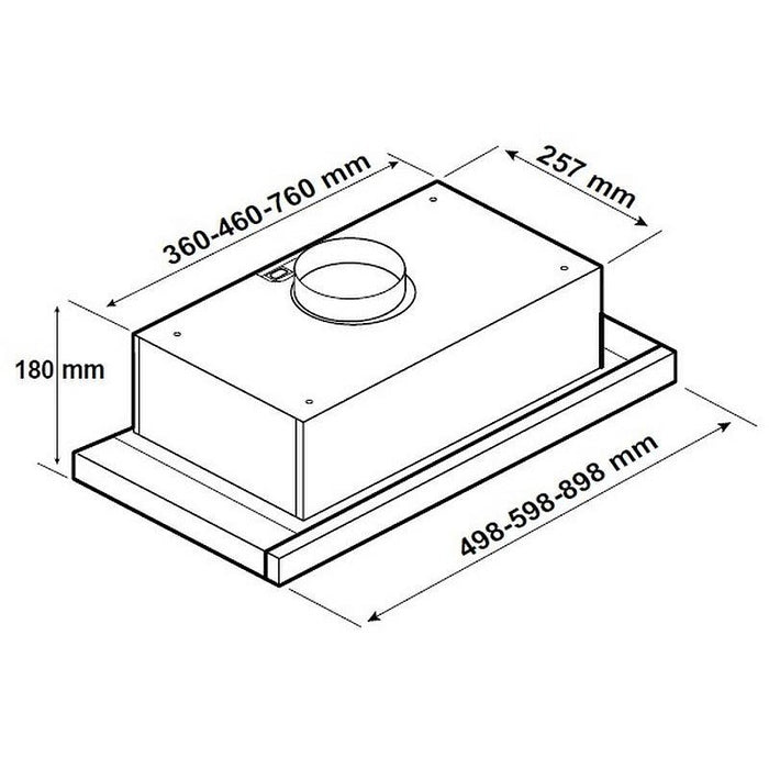 Built-in absorber Turboair TT14 LX/WH/A/60