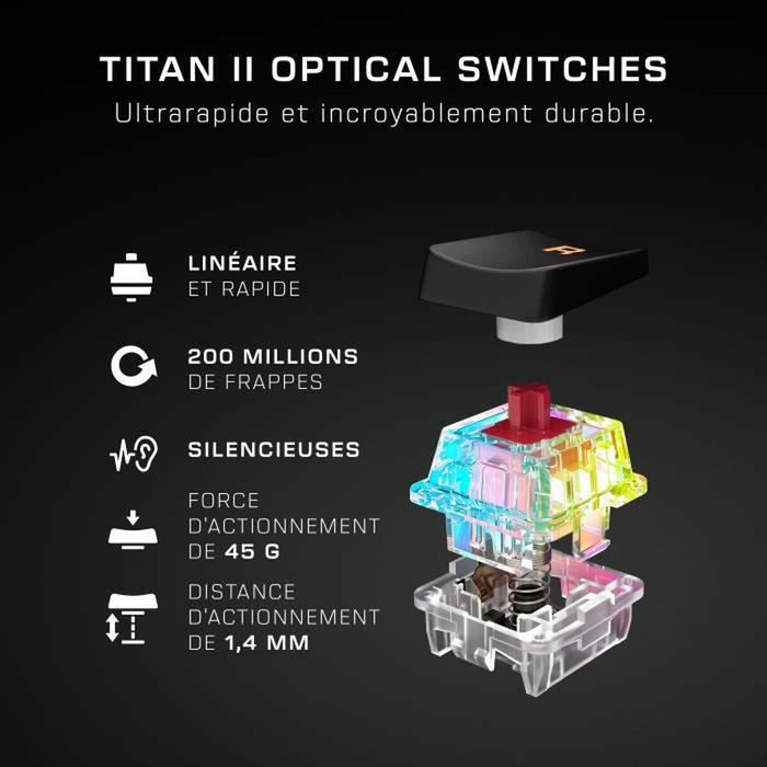 Keyboard Turtle Beach Vulcan II Black QWERTY