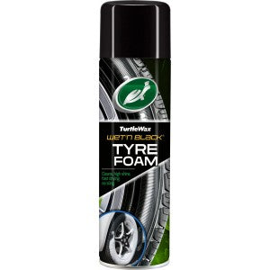 TURTLE WAX WET‘N’BLACK TYRE FOAM 500ML Почистване на гуми