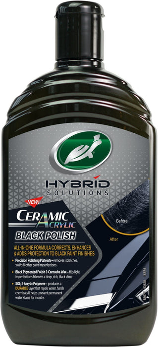TURTLE WAX HS CERAMIC ACRYLIC BLACK POLISH 500ML Полираща паста с вакса за черни бои