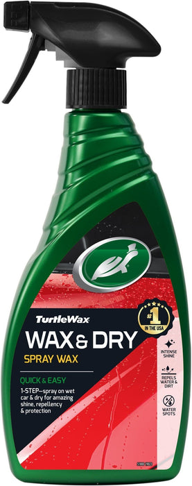 TURTLE WAX WAX&DRY 500ML Спрей вакса