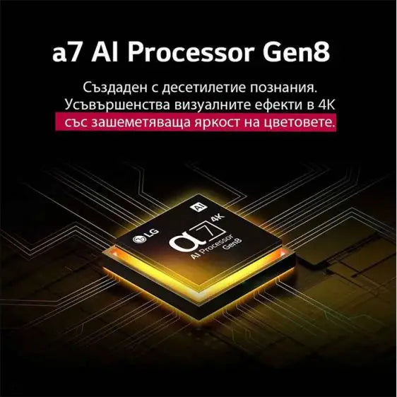 TV LG 43QNED84A3C 43’’(108 cm) 4K Ultra HD AI QNED84 Smart TV 2025 - 4K телевизори<<<Телевизори<<<Черна техника и