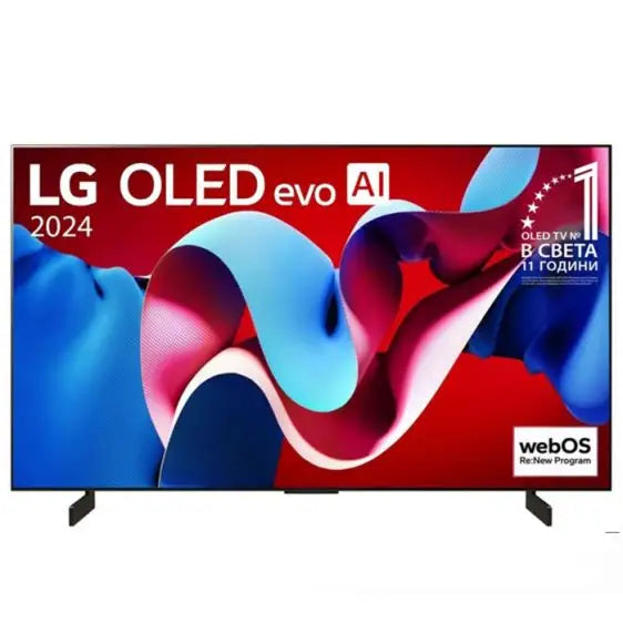 TV LG OLED55C42LA 55’’(139 cm) OLED evo 4K Ultra HD Smart TV 2024 - OLED Телевизори<<<Телевизори<<<Черна техника и
