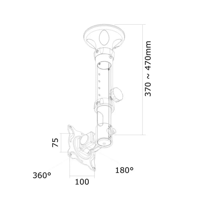 TV Mount Neomounts FPMA-C025SILVER 10’’ 30’’ 12 kg - Електроника Телевизори<<<Компютри| Електроника<<<BigBuy&&&Поставки